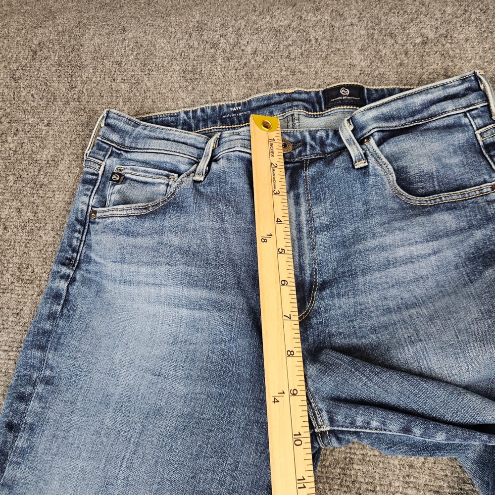 AG Adriano Goldschmied Faye Mid Rise Cigarette Jeans Blue 29R LW15310 - Picture 13 of 14